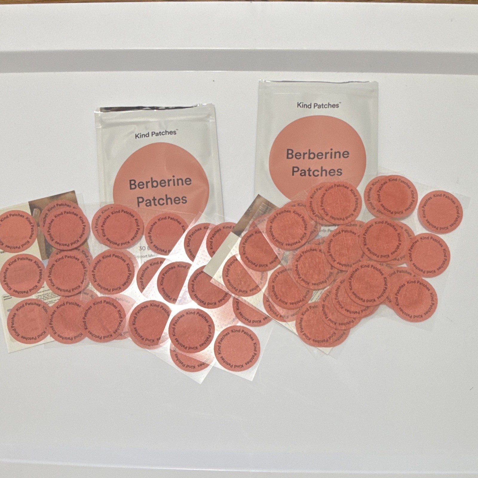 Kind Patches Berberine Patches 2 Pack Opened Never Used 60 Total Patches