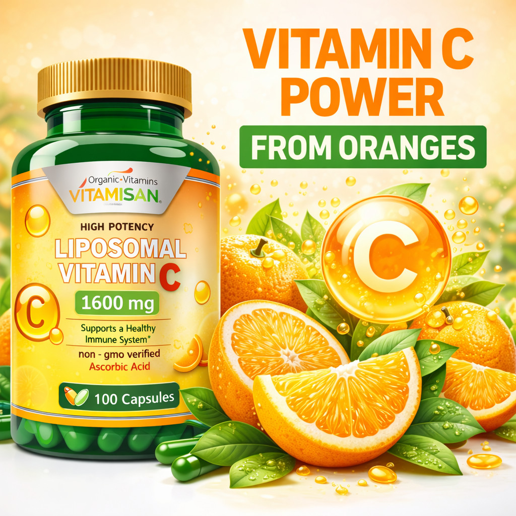 3 Vitamin C Vitamina Super HIgh Potency 1600 Liposomal 300 caps Support Immune S