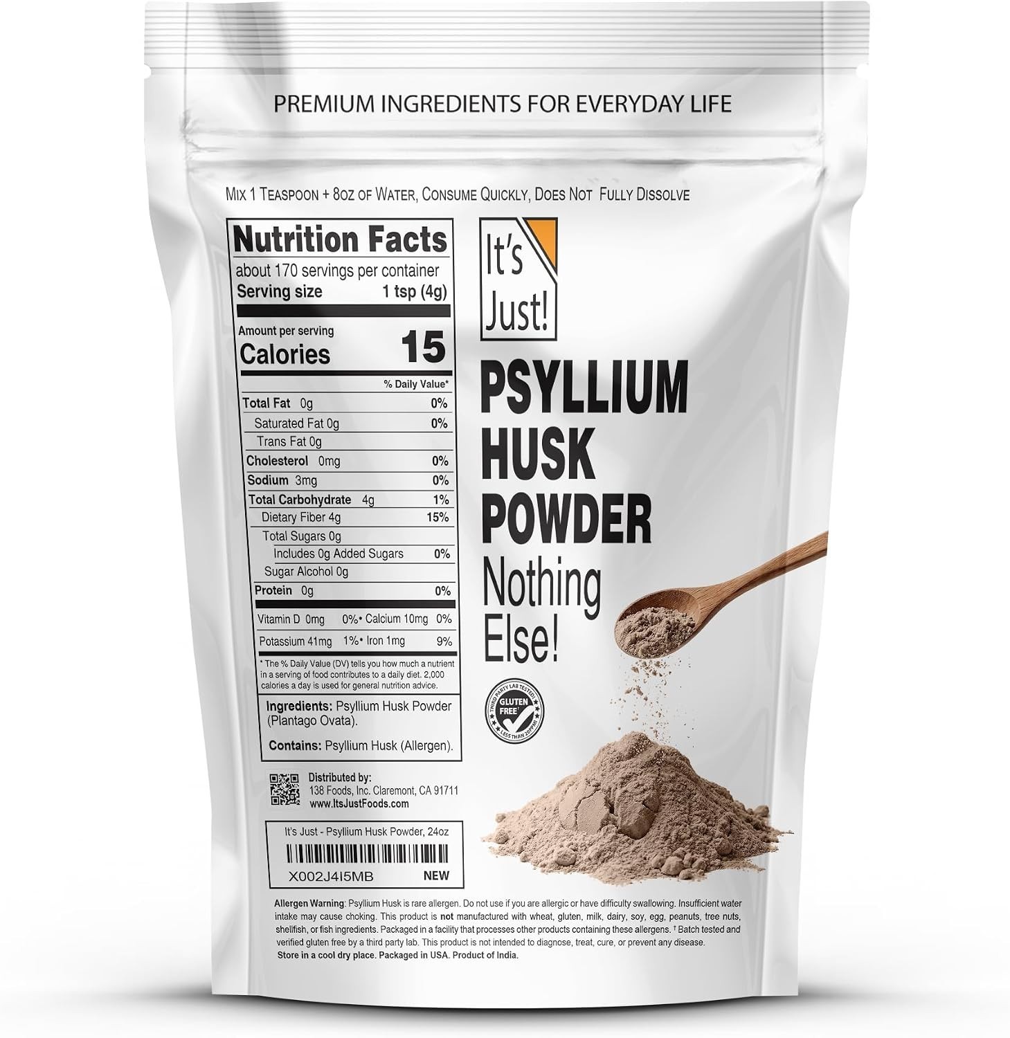 Husk Powder: Digestive & Keto Baking Fiber