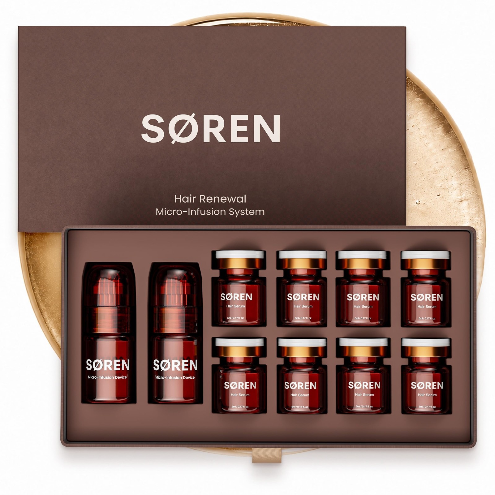 SØREN Micro Infusion Hair Renewal System by SOREN – Saw Palmetto & Pe