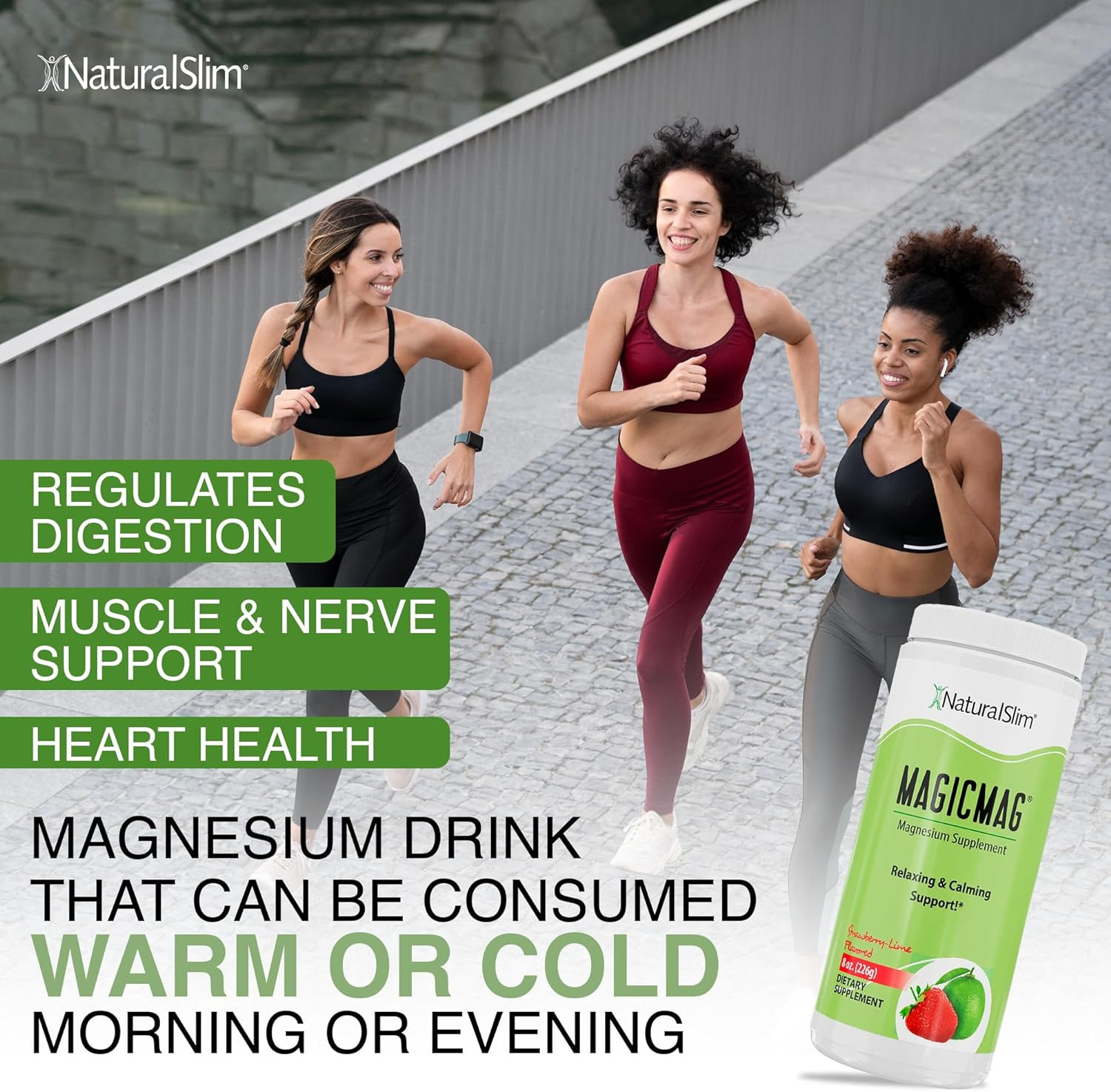 NaturalSlim Magicmag Pure Magnesium Citrate Powder – 8 Ounce (Pack of 1)