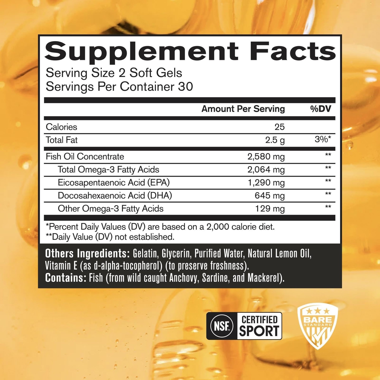 BPN Strong Omega Fish Oil 30 Count (Pack of 1)