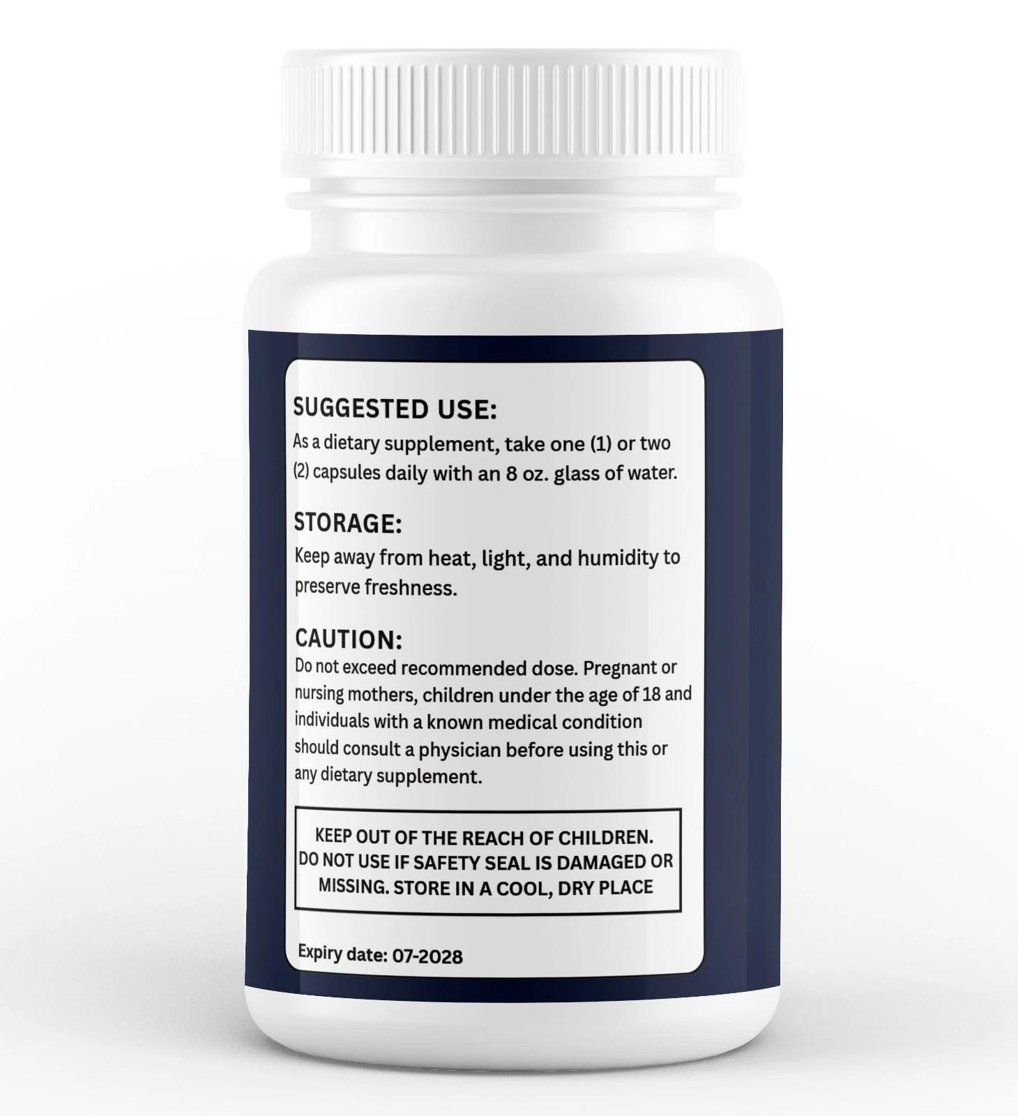 (1 Pack) MemoPryl Nootropic All Natural Brain Supplement Memo Pryl 60 Capsules