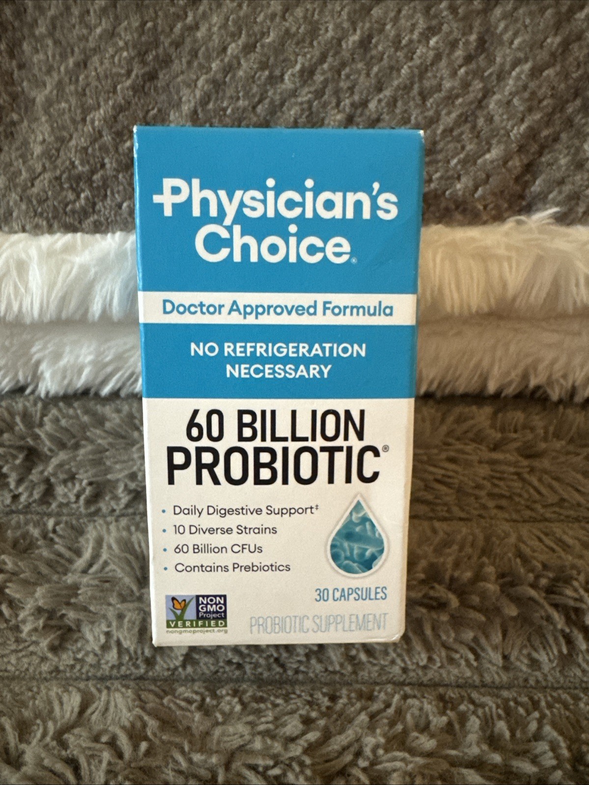 Physician’s Choice 60 Billion Probiotic 30 veg capsules Exp 01/27