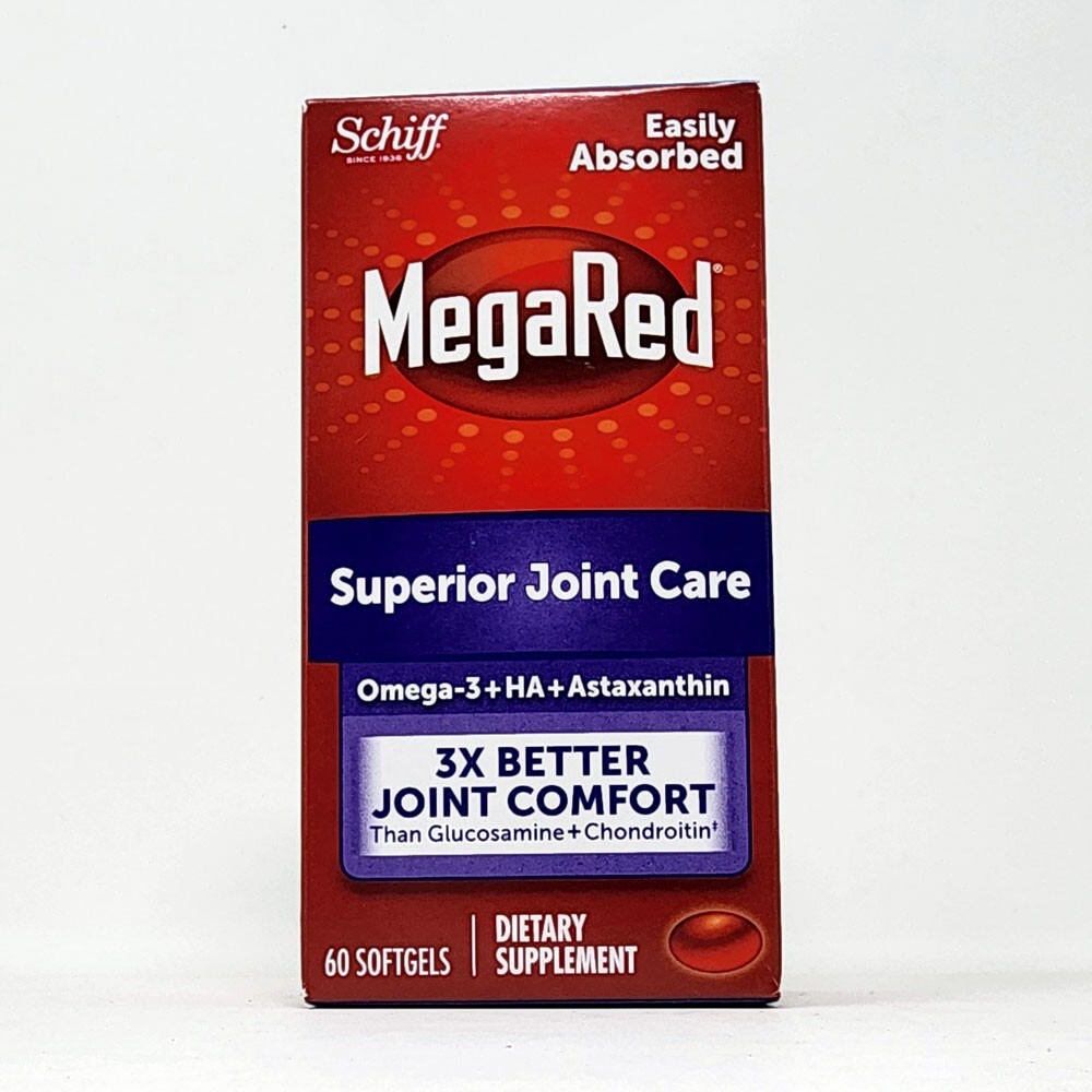 Schiff MegaRed Superior Joint Care, 60 Softgels Exp: 01/26