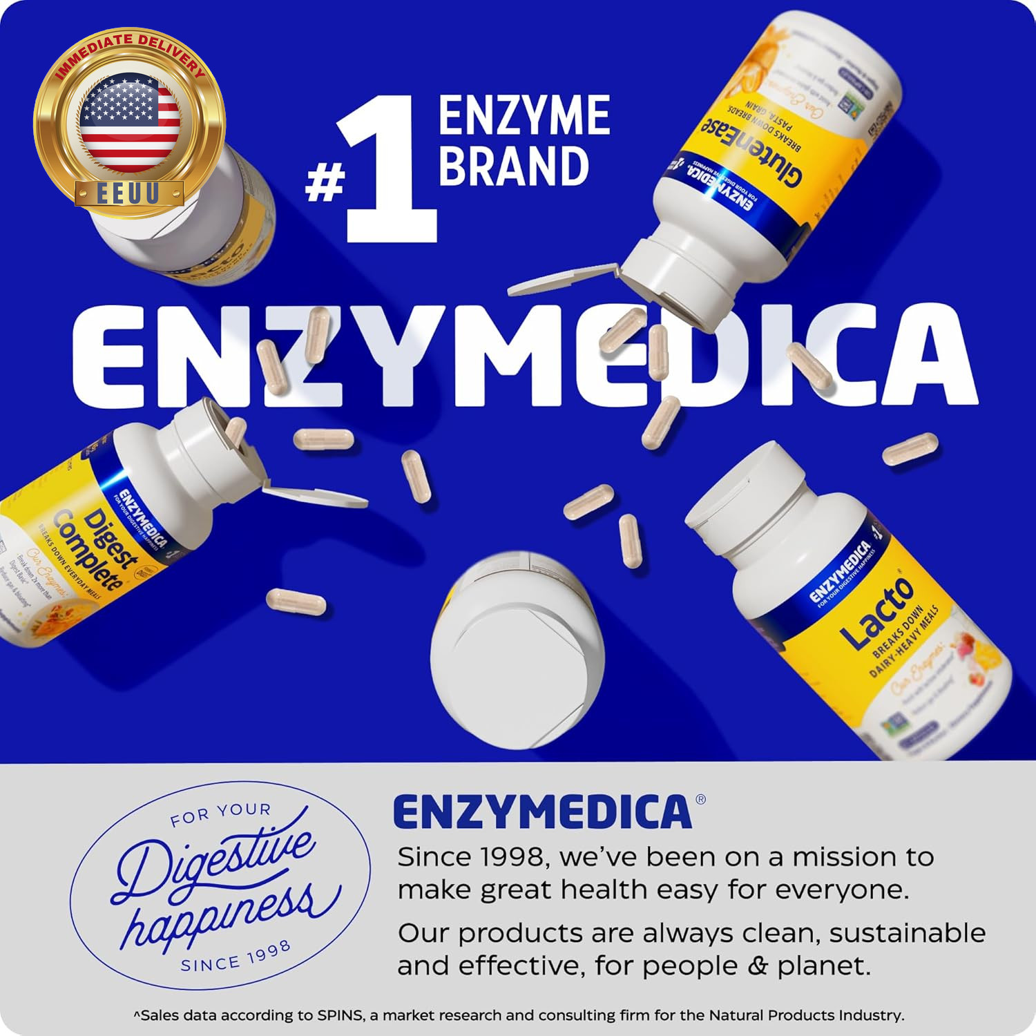 Beanassist – Digestive Enzyme Supplement for Women & Men, Alpha Galactosidase En