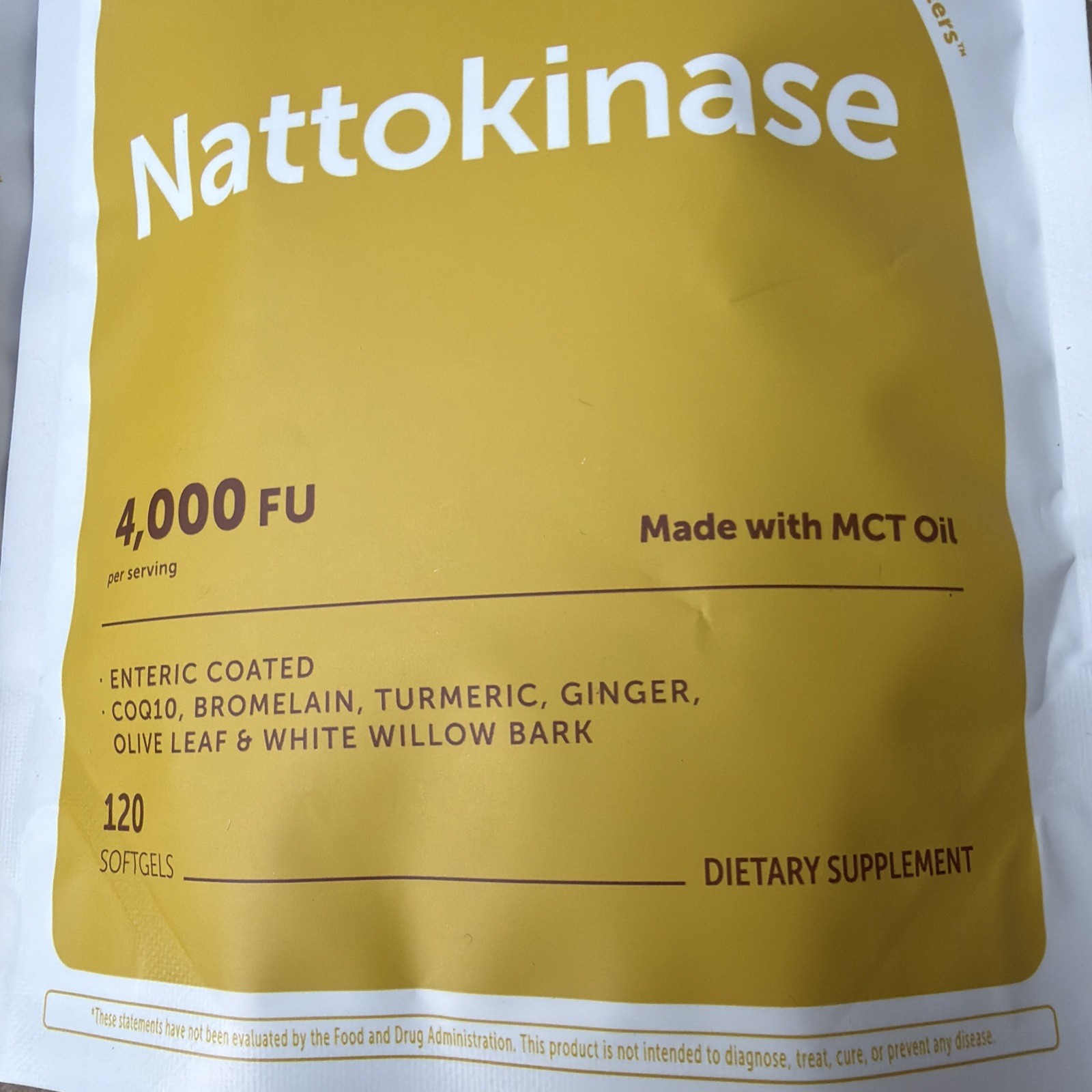 2 Pack 7-in-1 Nattokinase Supplement, 120 Softgels 4000 FU Per Serving 04/2028