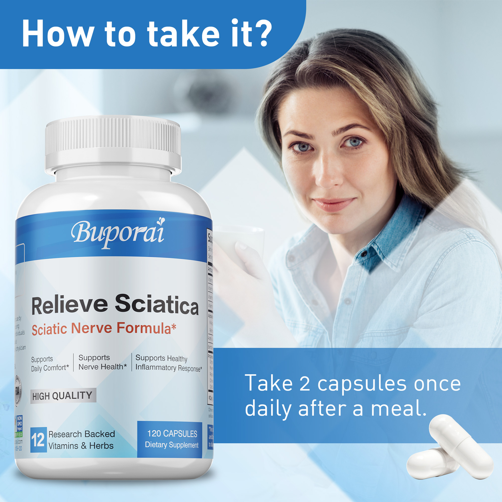 Relieve Sciatica – Nervous System Health and Relief Pain and Inflammation