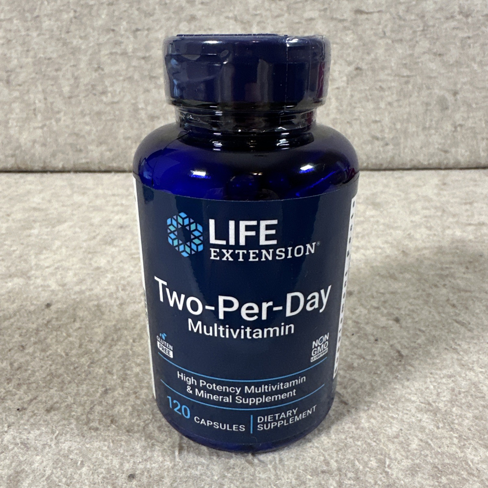 Life Extension Two-Per-Day Capsules High-Potency Multivitamin, 120 capsules