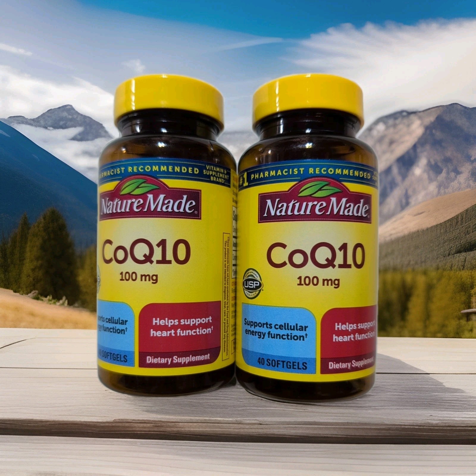 Nature Made CoQ10, 100mg. All-in-One Product, Softgels – 80 Count 03/2028
