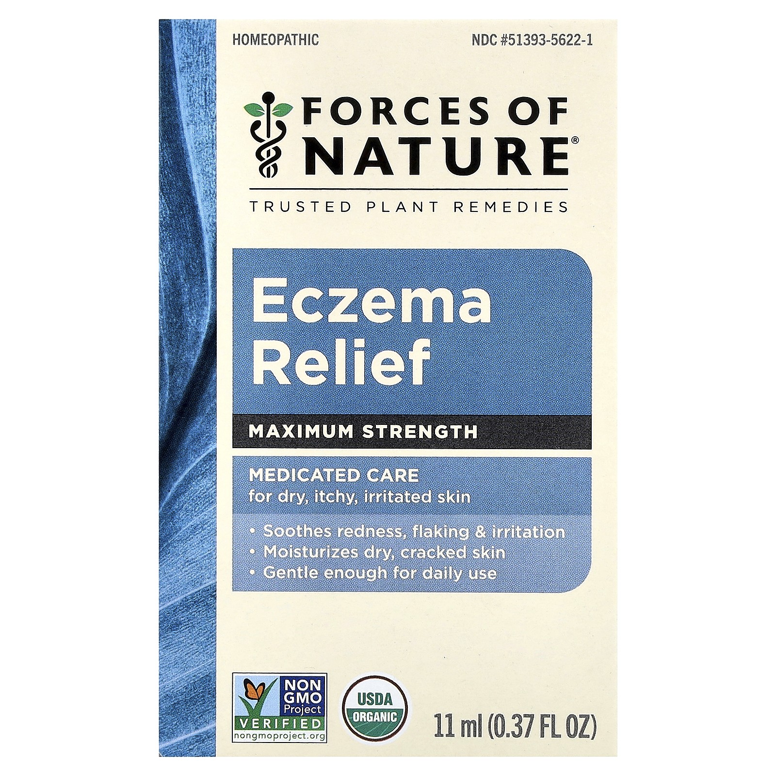 Eczema, Organic Plant Medicine, 0.37 fl oz (11 ml)