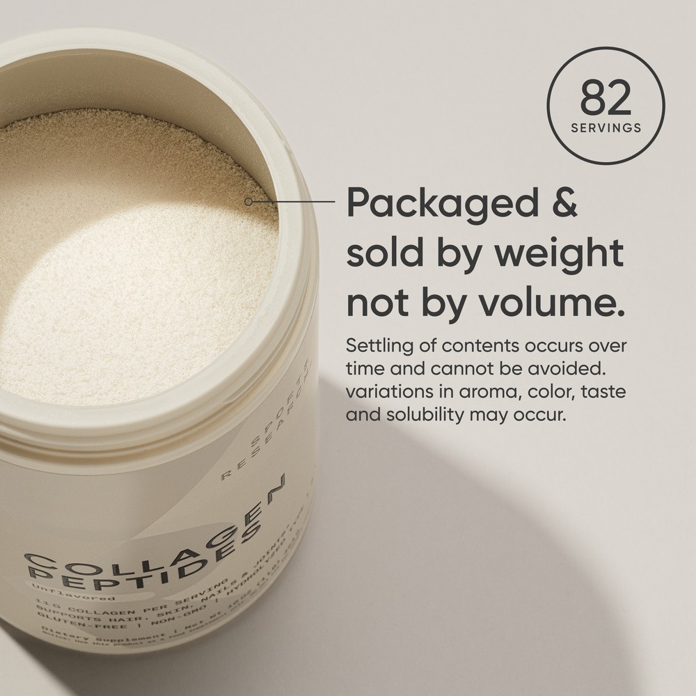 Collagen Peptides 32oz Unflavored 82srv Hydrolyzed for Skin Joints Nails