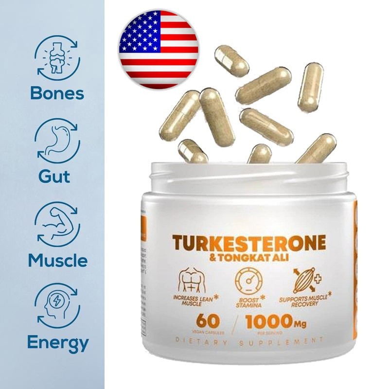 Turkesterone 1-5X 1000 Mg Organic Caps Vitamin Muscle Development & Recovery