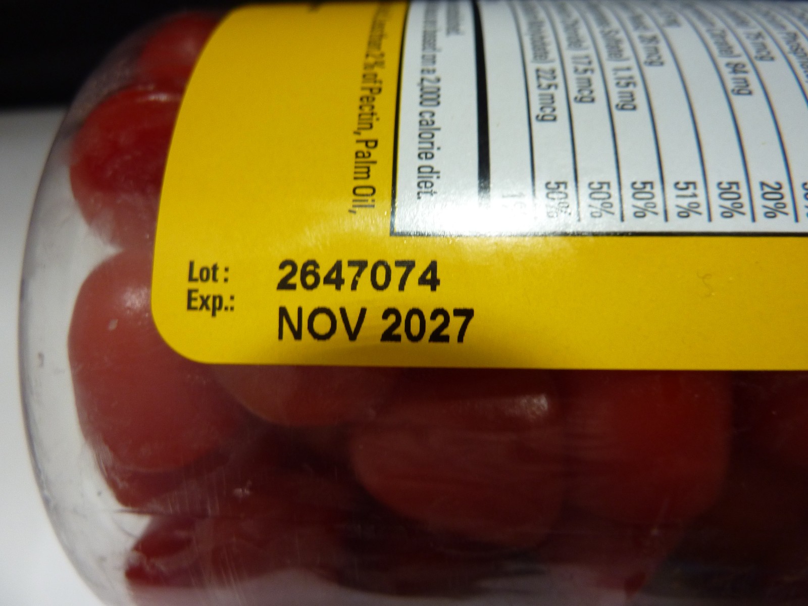 Nature Made ADVANCED Multi 50+ For Him 111 Gummies Exp NOV/2027