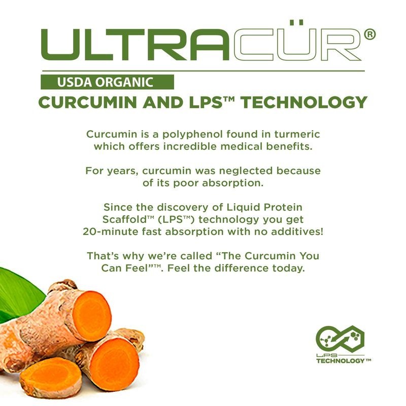 UltraCur, Organic Molecular Curcumin Supplement, 660mg 120 Capsules