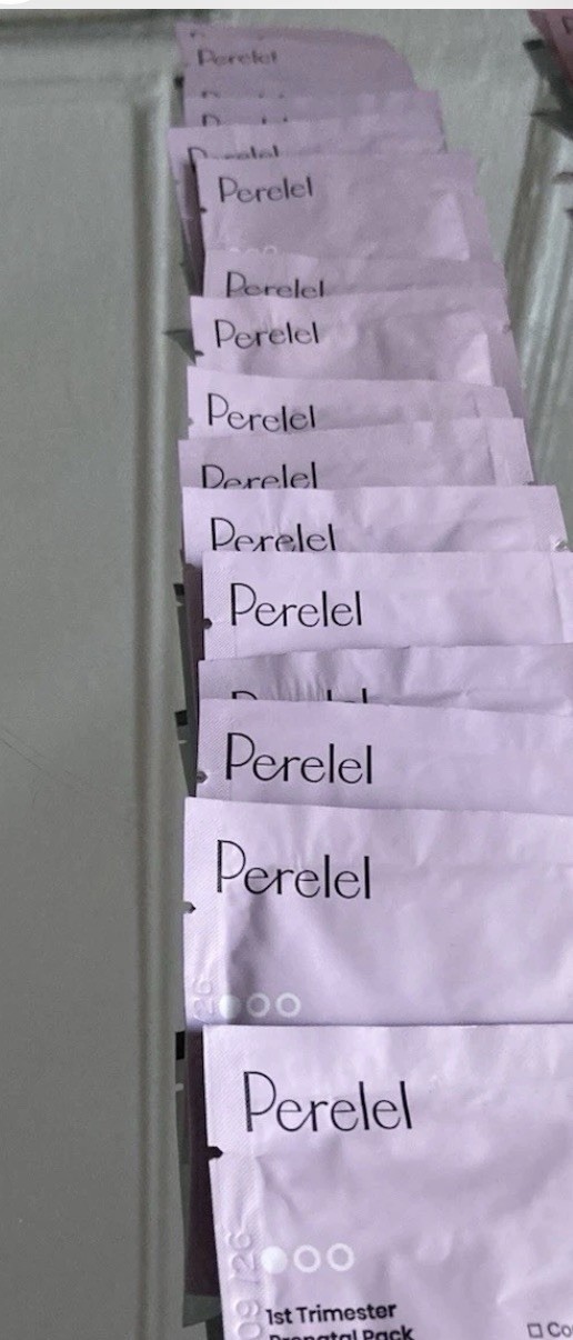 Perelel 1st Trimester Prenatal Support 16 Daily Pill Packs Exp 9/26