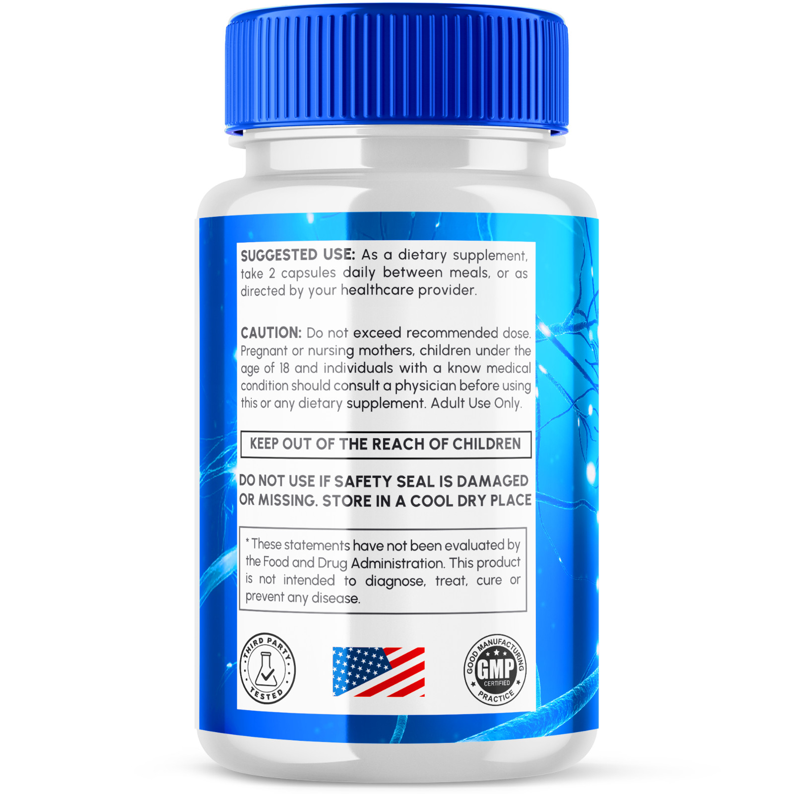 Nerve Alive Advanced Nerve Support Formula Max Strength Vitamin 60 Capsules
