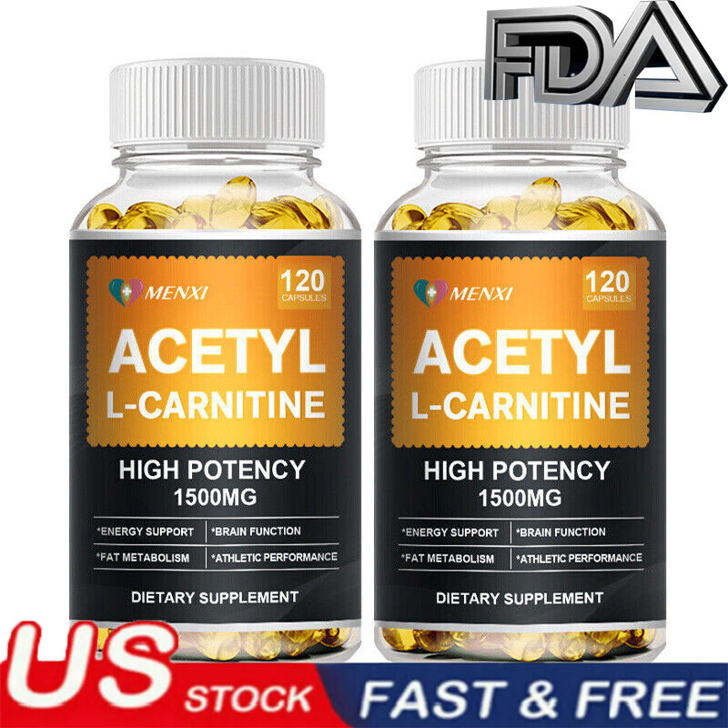 L-Carnitine 1500mg, High Potency Supports Natural Energy Production 240 Capsules