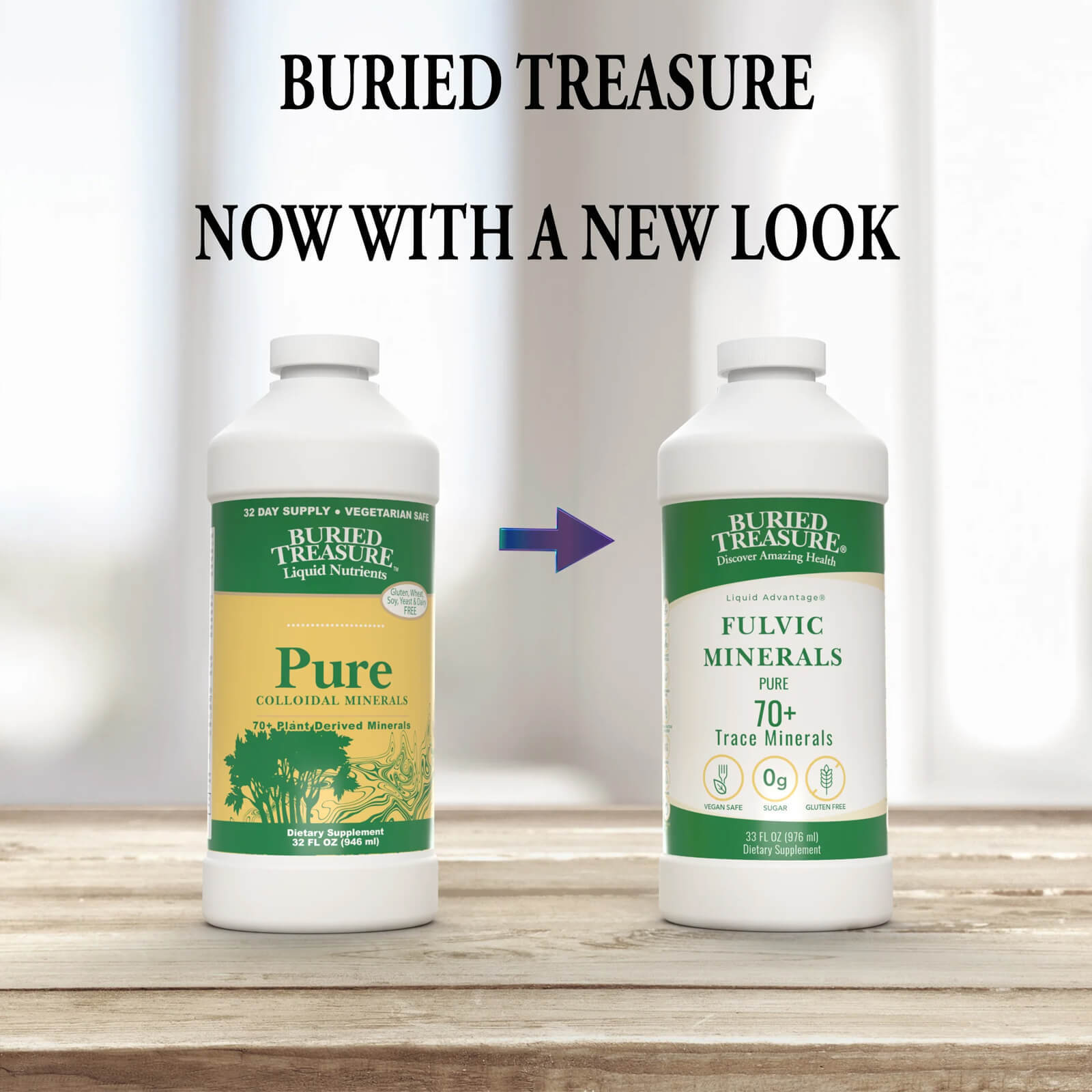 Buried Treasure Pure Colloidal Minerals 32 fl oz