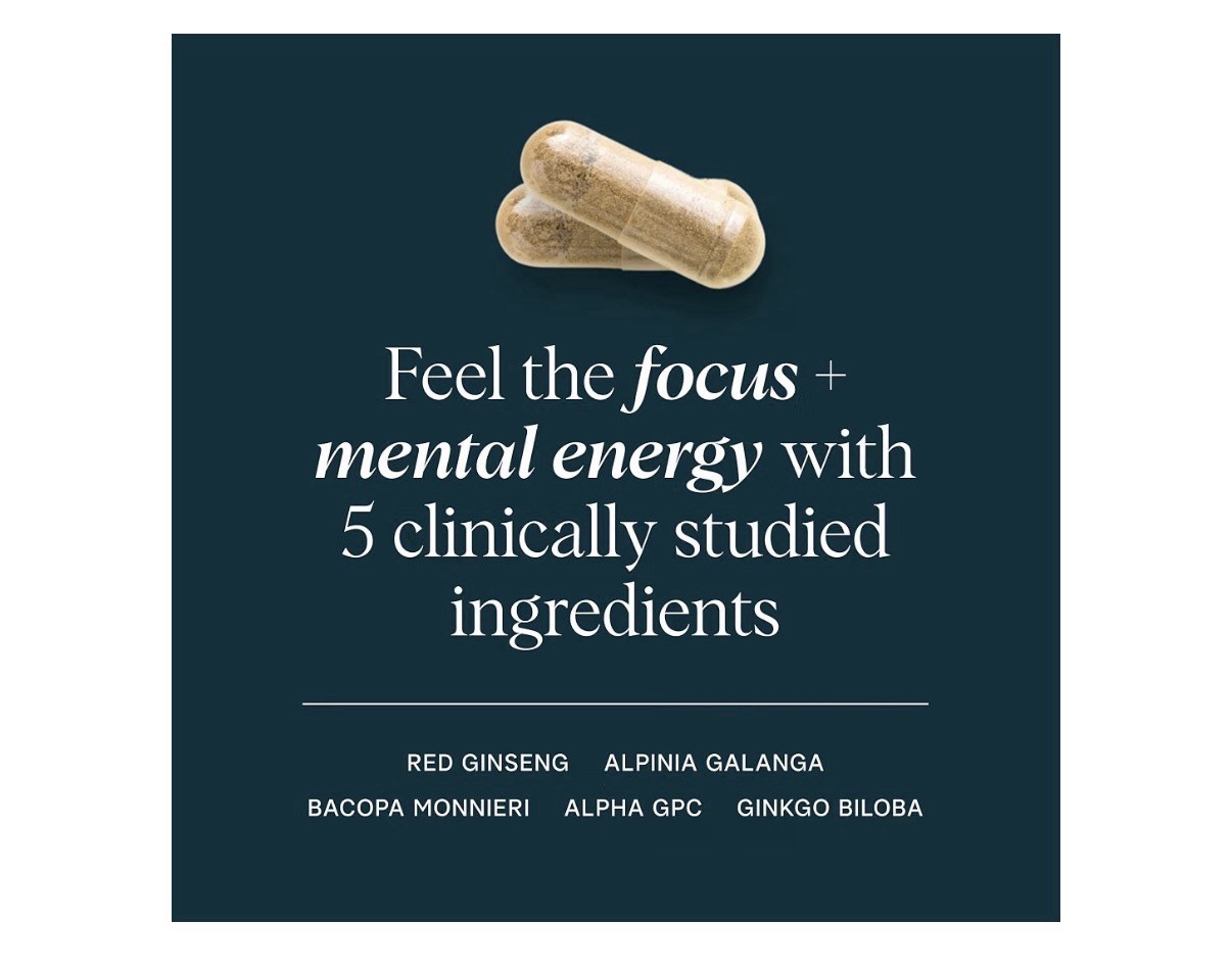 Ora Great Minds Cognitive Support Brain Health Focus Mental Energy Memory 60caps