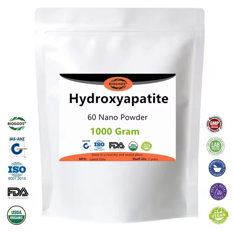 Hydroxyapatite 60 Nano Food Grade 99.95% Pure Teeth, Bone, Teeth Powder 1oz/30g
