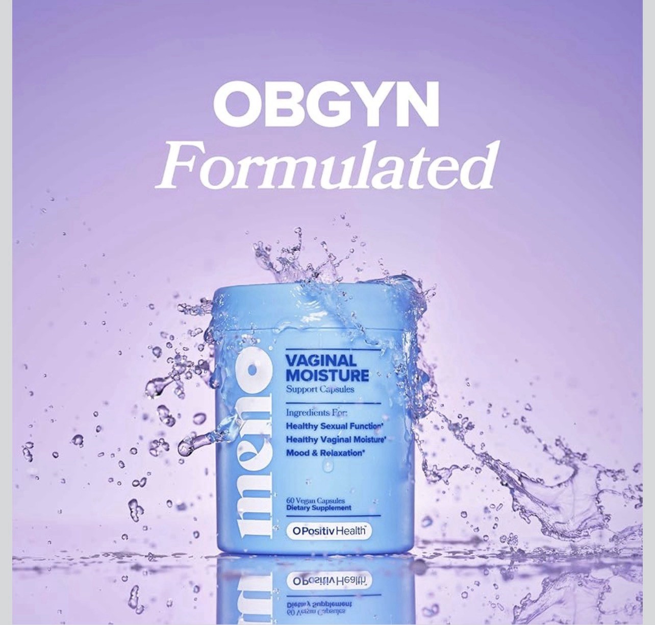 MENO Vaginal Moisture Support Capsules – Obgyn-Formulated to Support Healthy Vag