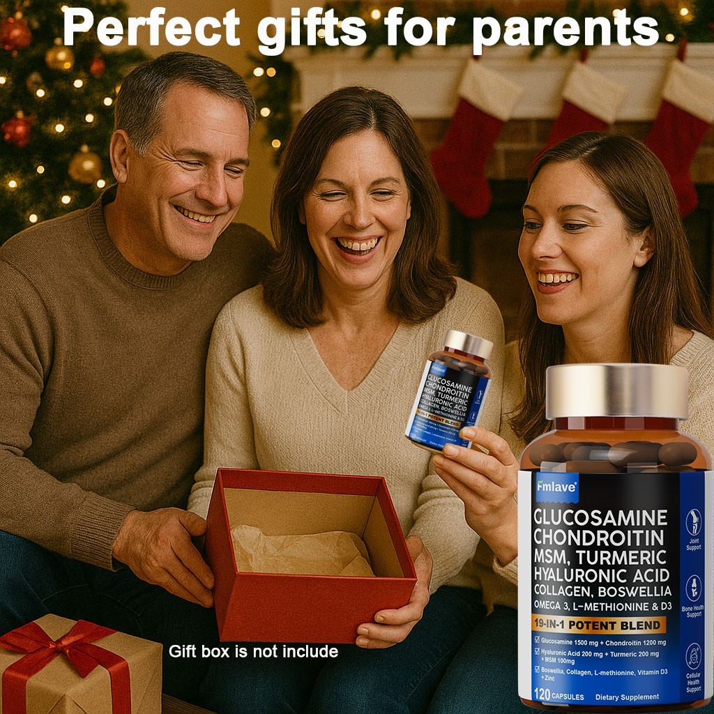 Triple Strength Pain Relief Supplement, Joint Support Glucosamine, Turmeric, MSM