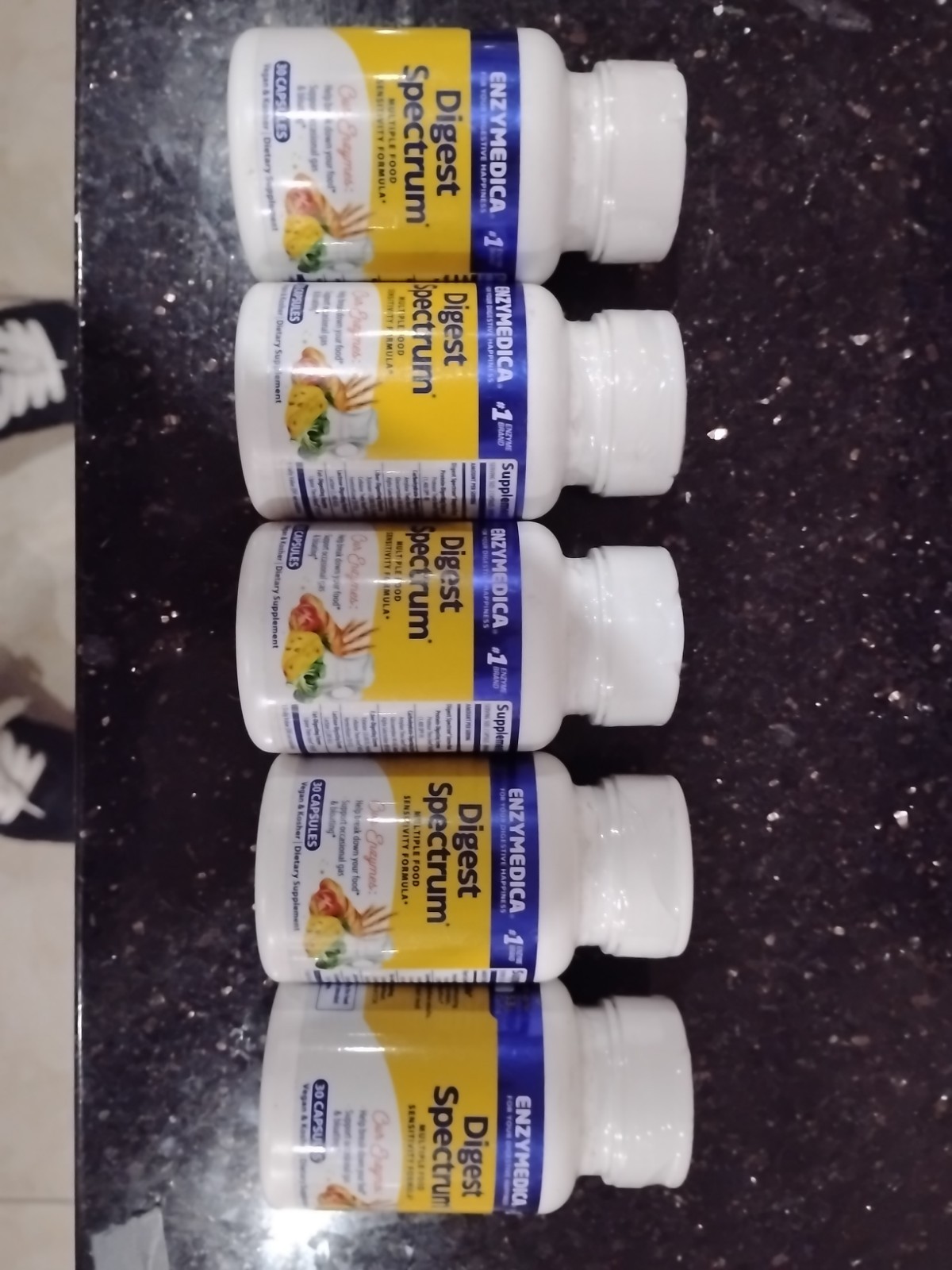 Lot X 5 Enzymedica Digest Spectrum 30 Ct Exp 3/27 Free Shipping