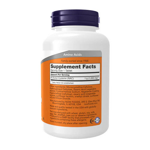 N-Acetyl-L-Cysteine (NAC) 1000 mg 120 Tabs By Now Foods