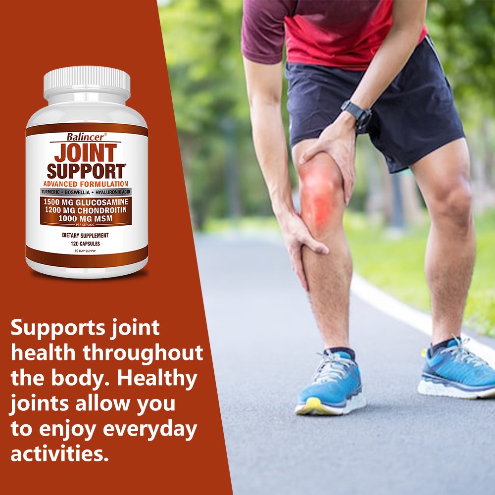 Glucosamine Chondroitin Turmeric MSM Triple Strength Bone Joint 120 Pills US