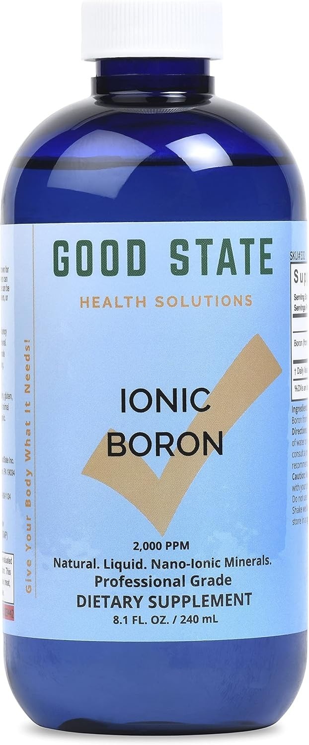 8 Fl Oz Natural Ionic Boron – Liquid Supplement for Enhanced Mineral Absorption