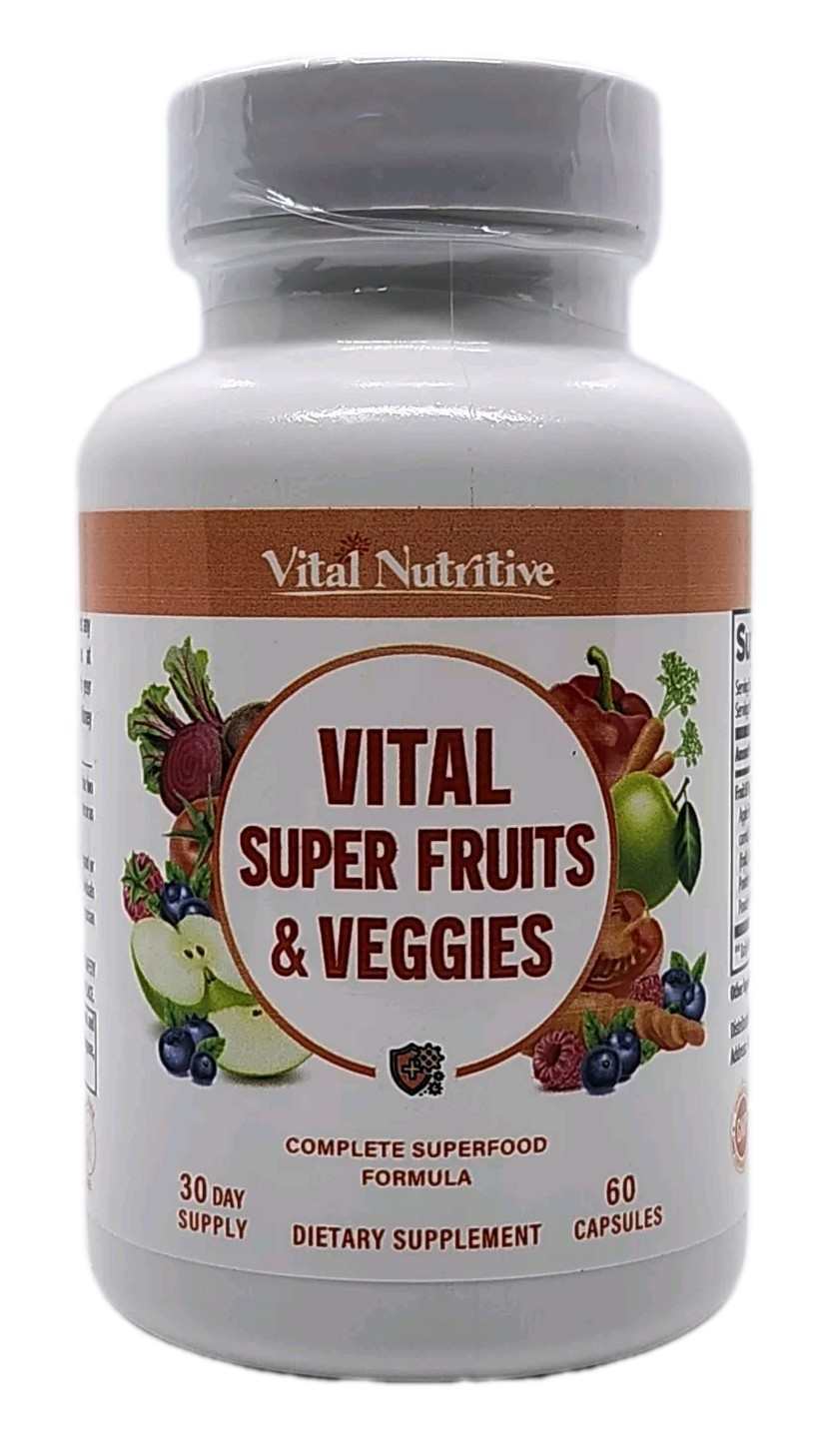 Vital Super Fruits and Veggies Powerful Daily Superfood Vital Fruits & Veggies