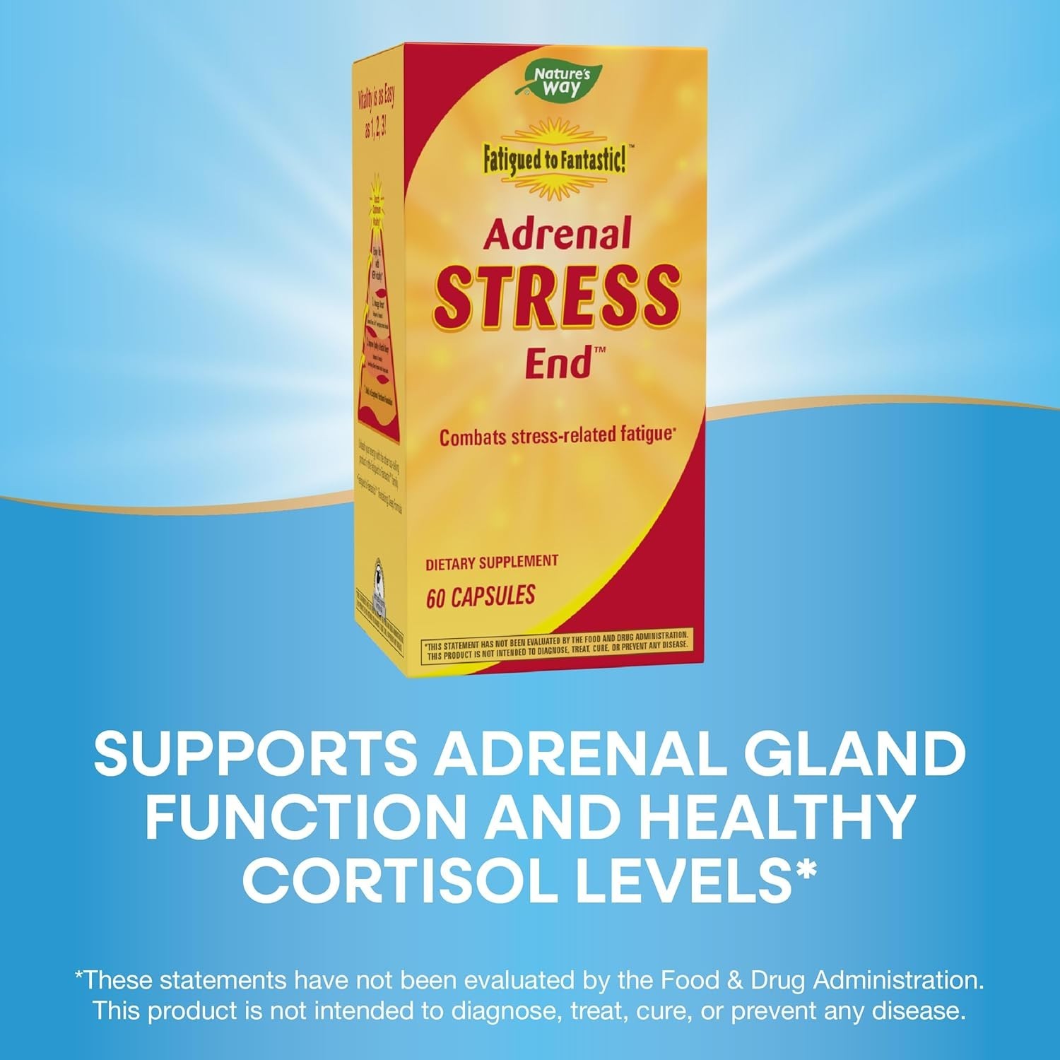 Fatigued to Fantastic! Adrenal Stress Support Capsules – 60 Count Energy Boost