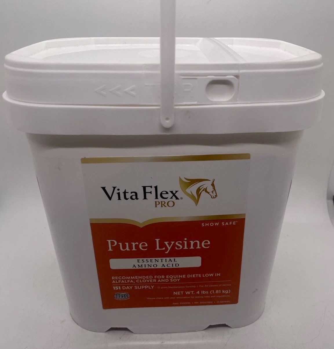Vita Flex Pure Lysine – 4 lb. Bucket (151 day supply) **NEW SEALED**
