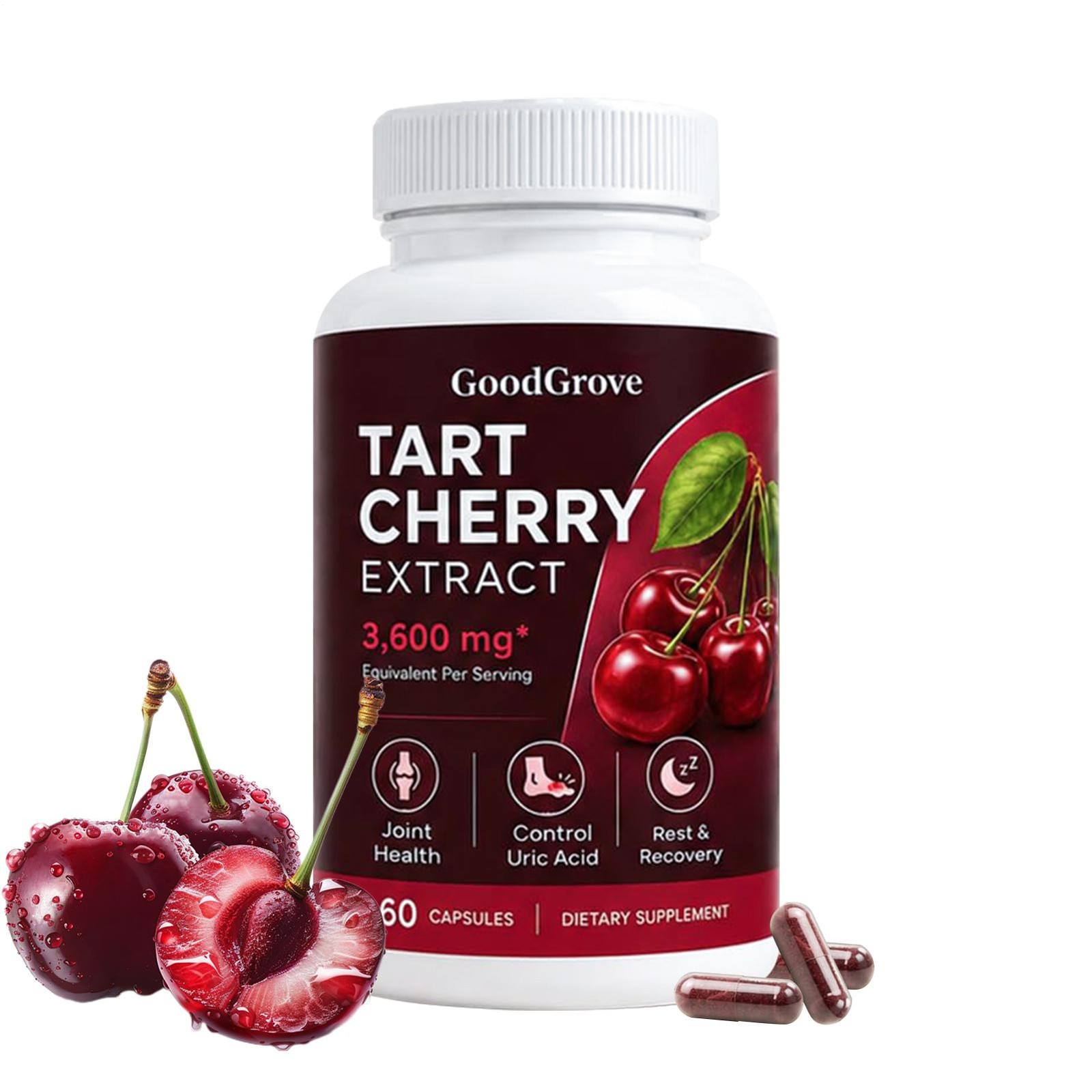 GoodGrove Tart Cherry Extract, Sport Endurance, Sleep Aid, Bone & Joint Health