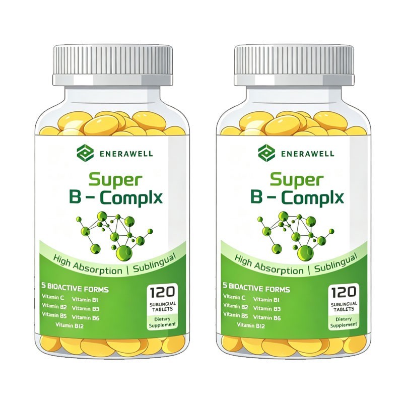 Vitamin B Complex, 120 Capsules With Vitamin C – High Potency | 02/07/2027