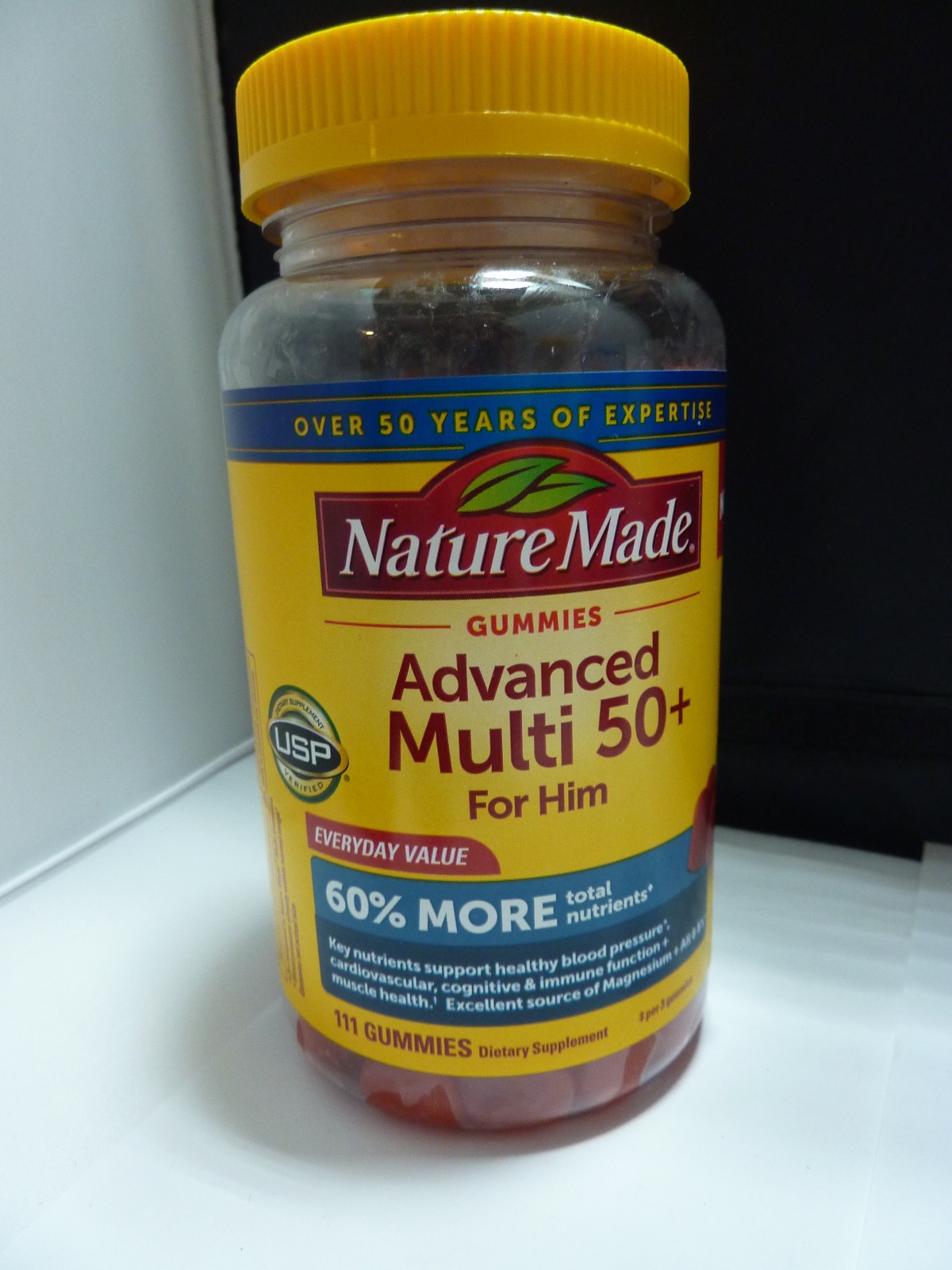 Nature Made ADVANCED Multi 50+ For Him 111 Gummies Exp NOV/2027