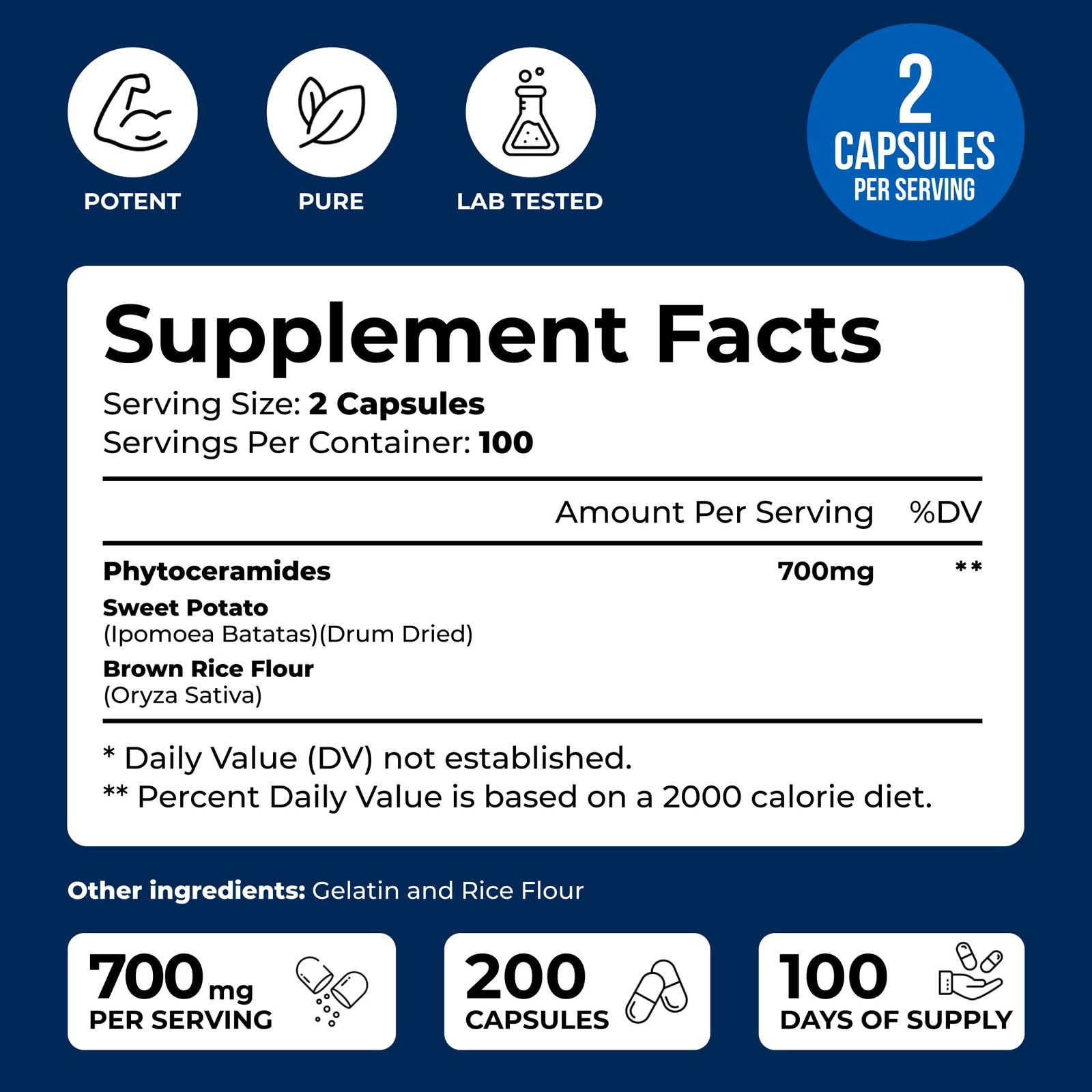 We Like Vitamins Phytoceramides 700mg – 200 Capsules 200 Count (Pack of 1)