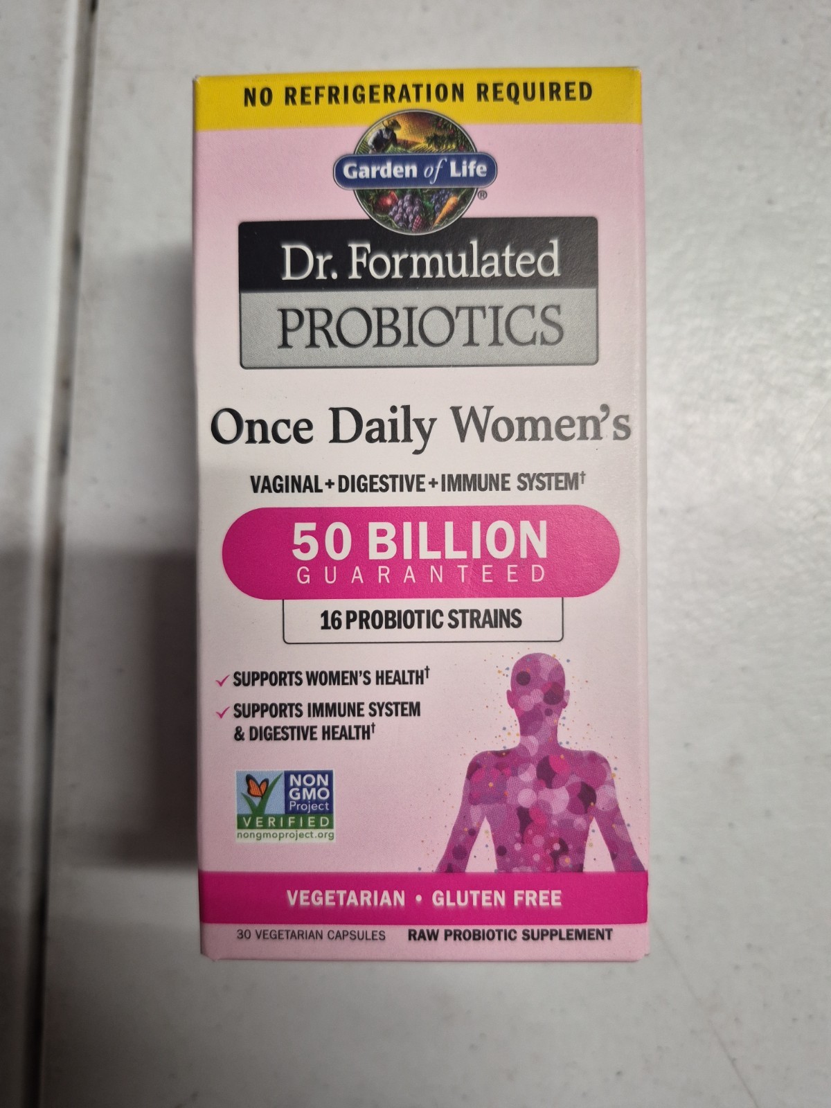 Garden of Life, Dr. Formulated Probiotics, Once Daily Women’s, 30 ct Exp 01/27