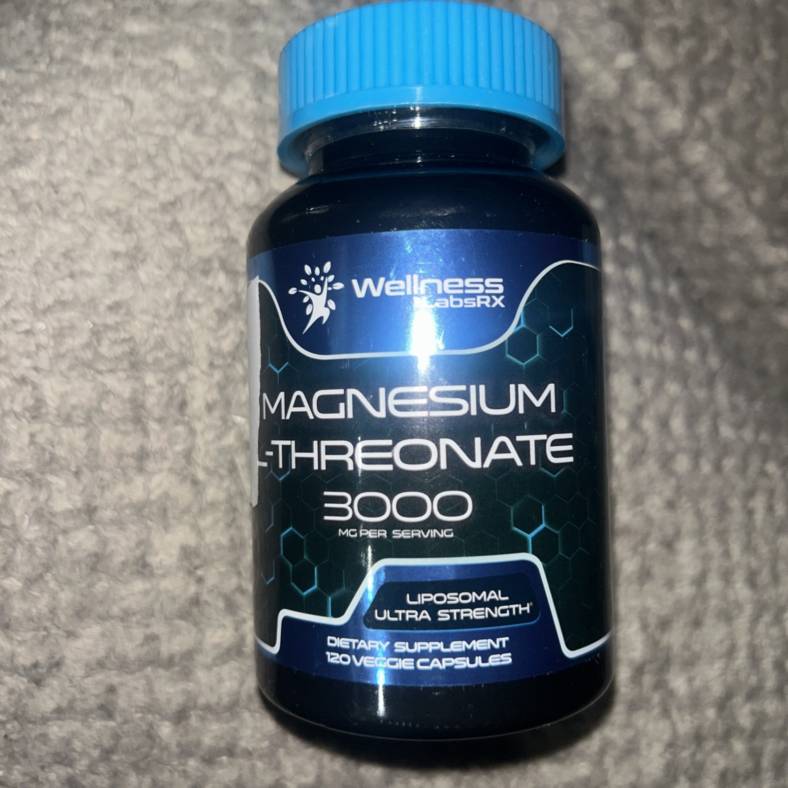 Wellness LabsRX Magnesium L-Threonate 3000 – Focus – 120 ct