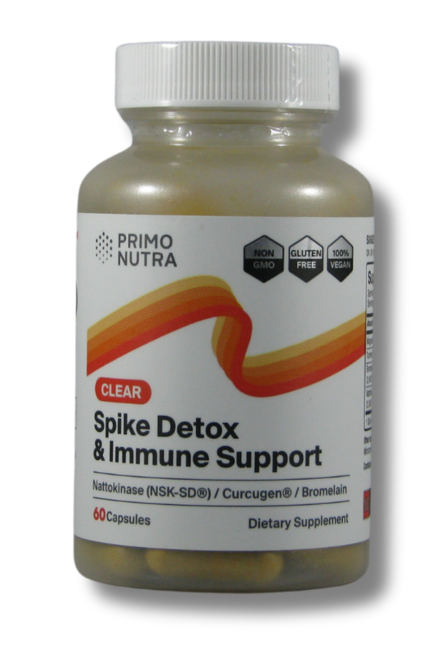 PRIMONUTRA Spike Detox Supplement with Branded Nattokinase (NSK-SD)