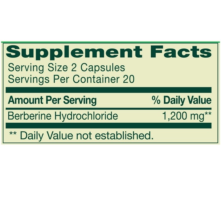 3 Pack Spring Valley Berberine Metabolism Support 1200 mg, 40 Count