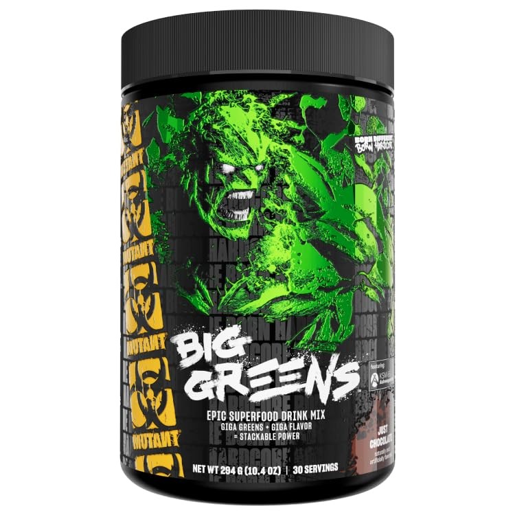 Mutant Big Greens | Green Supplement | Over 40 superfoods Land & Sea Greens –…