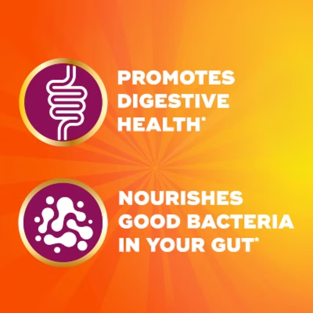 Metamucil Fiber Supplement No Sugar Added Gummies – Orange -5g Fiber Per Serving