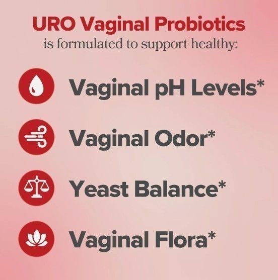 1-3PACK URO O Positiv Vaginal Probiotics for Women pH Balance w/ Prebiotic 60pcs