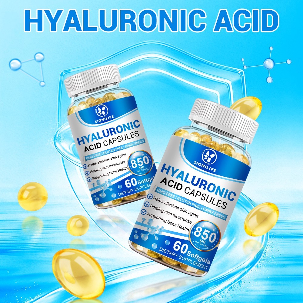 Hydrating Hyaluronic Acid Capsules Supports Anti-Aging Wrinkles & Joint Wellness