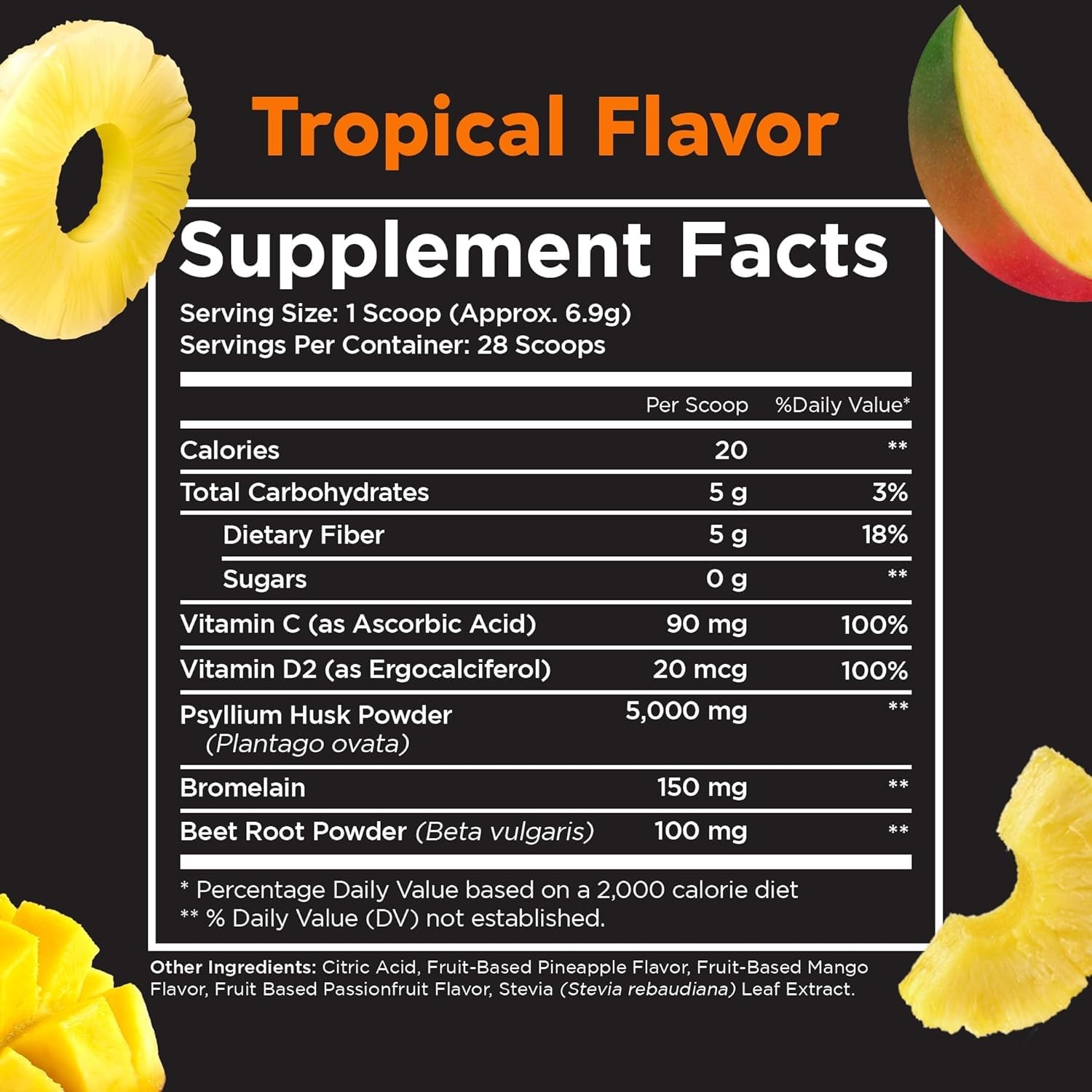 Fiber Tropical Flavor 2-Pack Pinch Magic