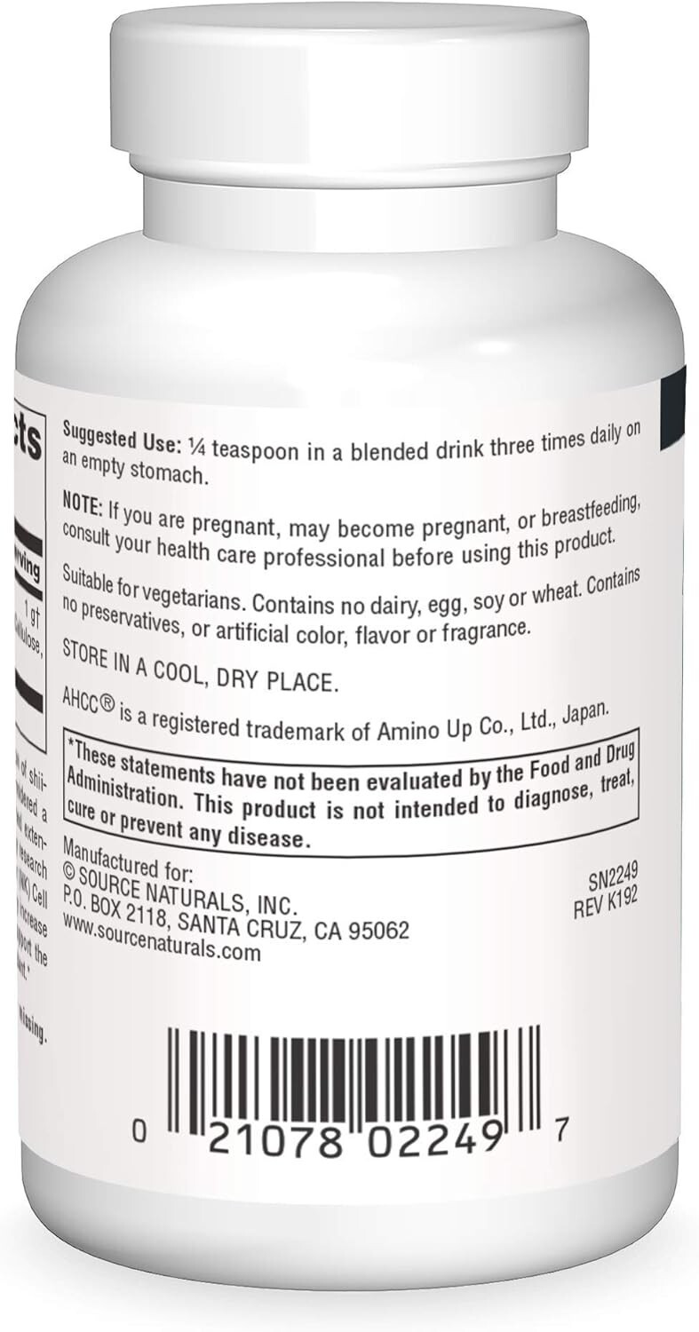 Source Naturals Vitamin AHCC Powder – 2 oz