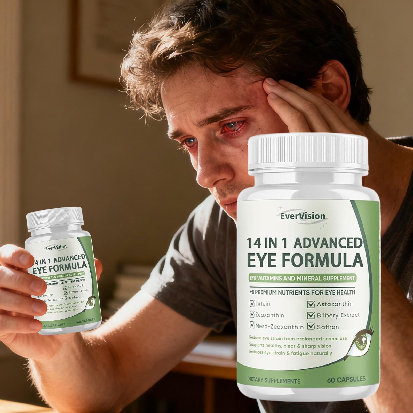 Evervision 14 In 1 Premium Eye Formula 60 Capsules Premium Formula