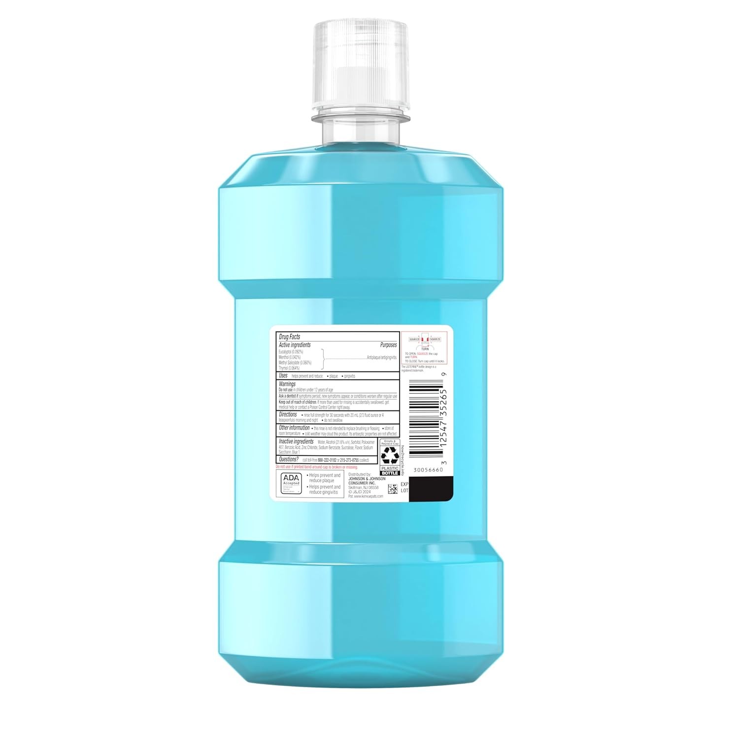 Listerine Gum Therapy Antiplaque & Anti-Gingivitis 33.8 Fl Oz (Pack of 1)